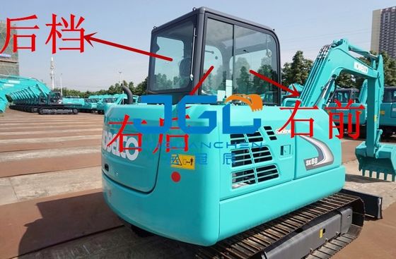 Del excavador SK60-8 de Front Gear Rear Door And de la ventana parabrisas del brazo superior y más bajo a la izquierda e a la derecha
