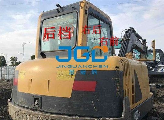 Parabrisas izquierdo y derecho de Front Rear Stop Door Glass del excavador de EC55B