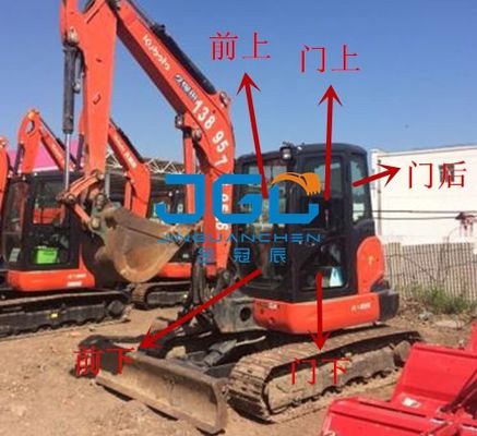 KX165-5 Excavadora delantera trasera Bloque izquierda y derecha Puertas y ventanas Ventana superior e inferior