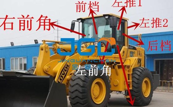 parte superior lateral izquierda y derecha de Front Gear Rear Gear Forklift del cargador 956 936F y un parabrisas más bajo