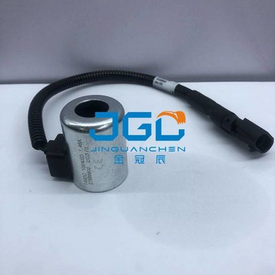 Bobina experimental 12v 24v de la válvula de Safety Lock Solenoid para el excavador Accessory 1019 de XE135 XE150 XE215 XE245 XE305