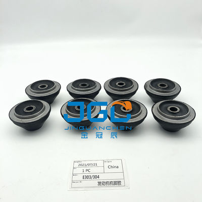 Excavadora E303 E304 Partes del motor diesel Cushión de apoyo de goma para el motor S3L