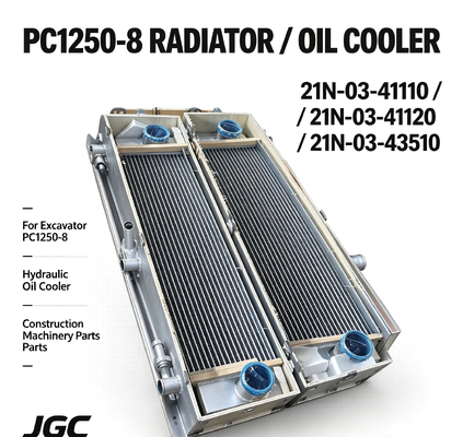 Radiador de aceite hidráulico PC1250-8 21N-03-41110 21N-03-41120 21N-03-43510