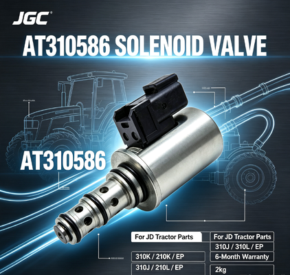 AT310586 Nueva válvula de solenoide hidráulico para piezas de tractores JD 310K/210K/EP/310J/310L/EP 6 meses de garantía 2kg