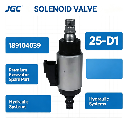 Válvula Solenoide 25-D1 (189104039) - Repuesto Premium para Excavadoras para Sistemas Hidráulicos