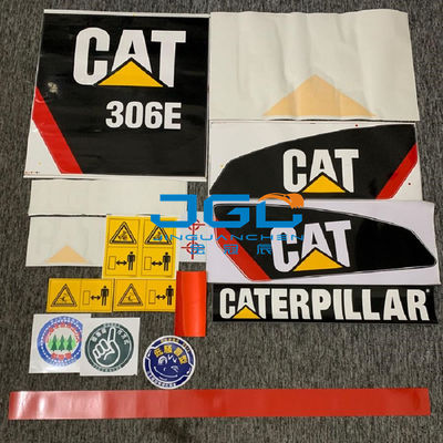 Regulador de encargo de Spare Parts 306 del excavador de las etiquetas engomadas