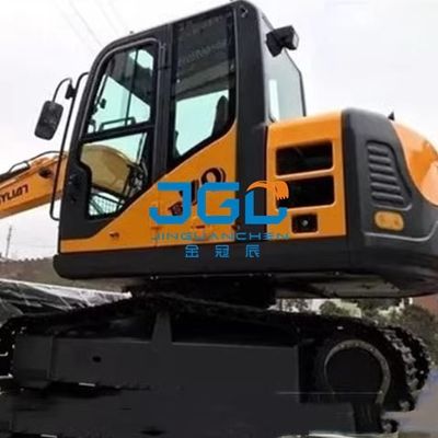 El viento delantero de la excavadora B70 empuja hacia arriba y hacia abajo la parte trasera del vidrio templado debajo de la puerta de la ventana
