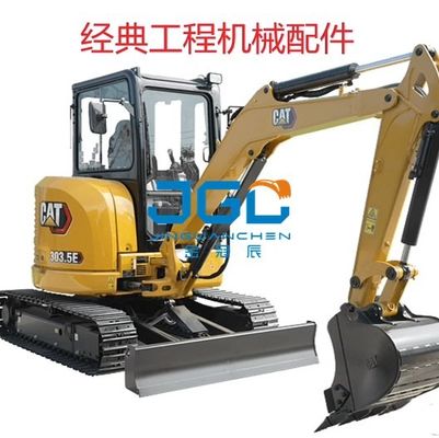 303C 303.5E2 Engranaje de viento delantero del excavador Engranaje trasero de vidrio templado de empuje y tracción correctos