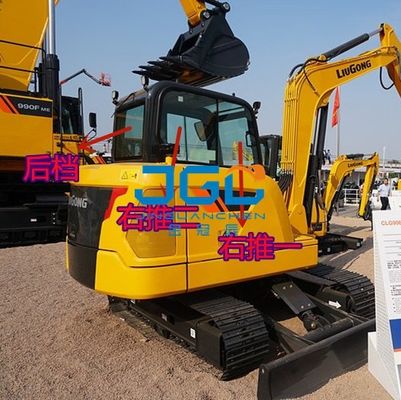 Excavadora 906F Engranaje delantero de vidrio Puerta inferior delantera Puerta corrediza superior Tragaluz trasero inferior izquierdo Engranaje trasero
