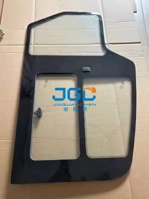 vidrio entero de la puerta del excavador de 75S-9 75X vidrio con las colocaciones integrales de la ventana pequeña
