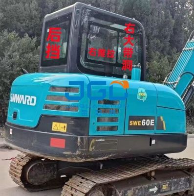 SWE60E 70 80 90 100 Excavadora Parabrisas delantero de vidrio Ventana corrediza de puerta superior e inferior