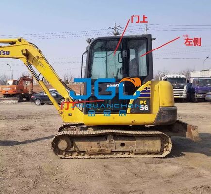 PC56-7 Vidrio templado trasero derecho en el parabrisas delantero y en la parte superior de las puertas y ventanas de la excavadora