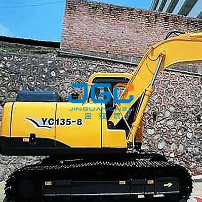 YC85-6 135-6 85-8 135-8 85-7 Tope delantero del excavador Vidrio trasero izquierdo y derecho