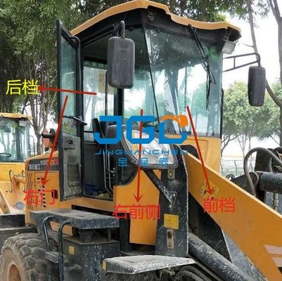CTX928 930 918 Vidrio del cargador Lado frontal Puerta izquierda y derecha Lado trasero superior e inferior Lado trasero Vidrio templado