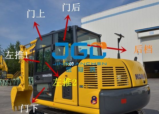 Excavador Doors And Windows Front And Rear Glass Windshield izquierdo y derecho de PC60-8 70-8
