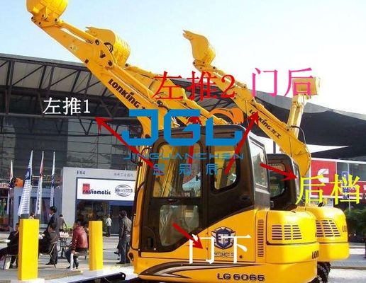 LG6065 6075 85 95 6060D el excavador Doors And Windows Front And Rear Upper And izquierdo y derecho bajan los parabrisas