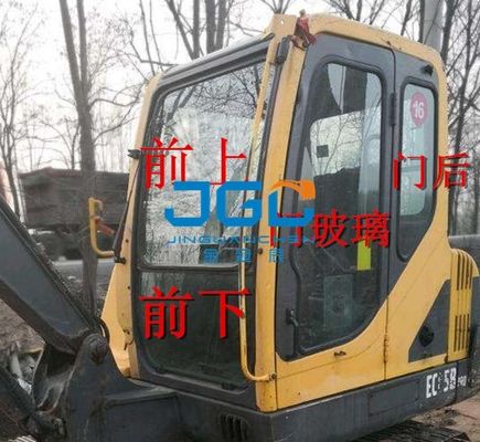 Parabrisas izquierdo y derecho de Front Rear Stop Door Glass del excavador de EC55B