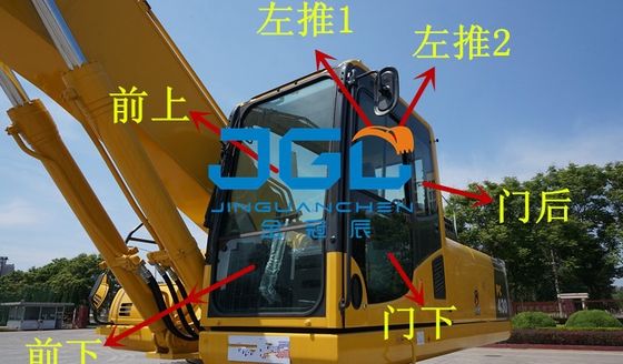 PC300 360 350 270 400 430 650 450-8mo Excavadora Vidrio delantero y trasero