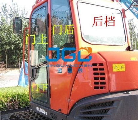 KX185-3 excavador Front And Rear Gears Left y parabrisas derechos de Windows y superiores y más bajos