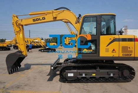 E680F 675F Excavadora delantera y trasera parabrisas izquierda y derecha vidrio de la ventana