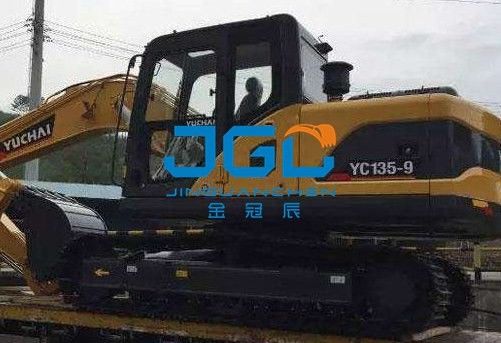 YC85-9 150 excavador 360 230 135-9 Front And Rear Windshield, puertas izquierdas y derechas y Windows