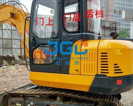 60V8 excavadora delantera y trasera parabrisas, puertas y ventanas izquierda y derecha