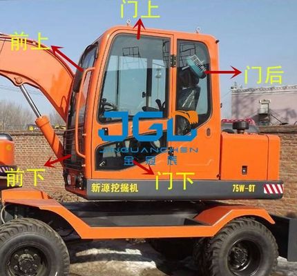 Excavador Glass Doors And Windows Front And Rear Skylight Windshield izquierdo y derecho de XY75W-9T 85W-8T