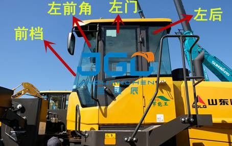 L955FC cargador delantero y trasero del parabrisas de puertas y ventanas izquierda y derecha