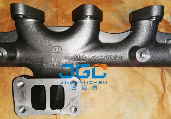 6D107 Partes de motores diésel Manifold de escape corto 6754-11-5110