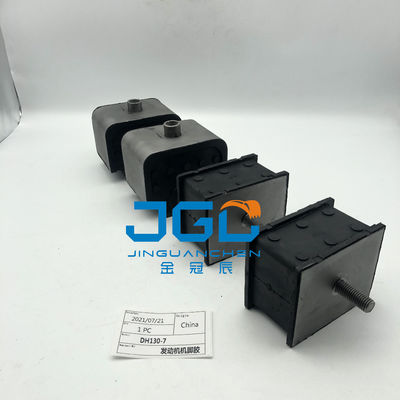 Partes de excavadora Doosan Daewoo DH130-7 Adhesivo a prueba de choques de caucho para pie de motor.