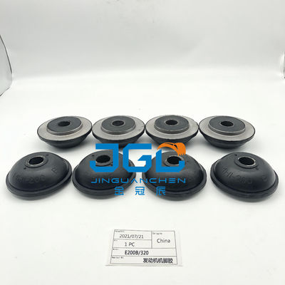 Partes del motor de la excavadora E200B E320 Motor de montaje de caucho para el motor delante y detrás