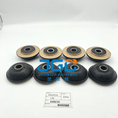 Partes del motor de la excavadora E200B E320 Motor de montaje de caucho para el motor delante y detrás