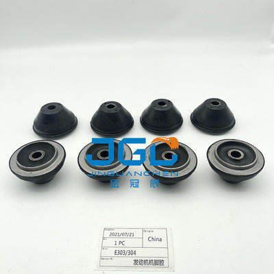 Excavadora E303 E304 Partes del motor diesel Cushión de apoyo de goma para el motor S3L