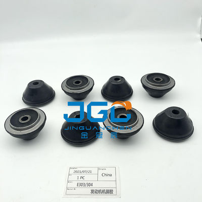 Excavadora E303 E304 Partes del motor diesel Cushión de apoyo de goma para el motor S3L