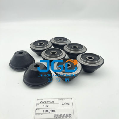 Excavadora E303 E304 Partes del motor diesel Cushión de apoyo de goma para el motor S3L