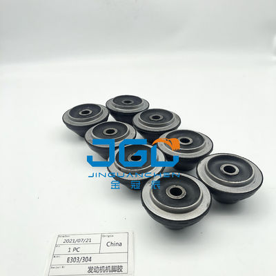 Excavadora E303 E304 Partes del motor diesel Cushión de apoyo de goma para el motor S3L