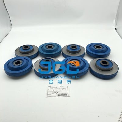Apto para accesorios de excavadoras Partes de excavadoras E320b E320c Colchón de motor negro