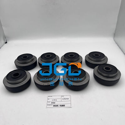 Accesorios de buena calidad para el montaje del motor de la excavadora Ex60 Colchón negro del motor