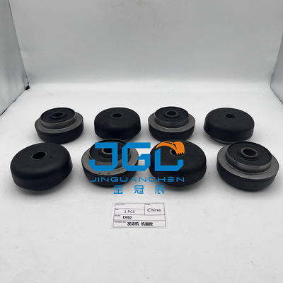 Accesorios de buena calidad para el montaje del motor de la excavadora Ex60 Colchón negro del motor