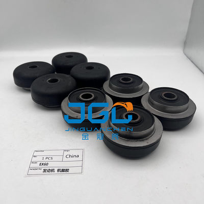 Accesorios de buena calidad para el montaje del motor de la excavadora Ex60 Colchón negro del motor