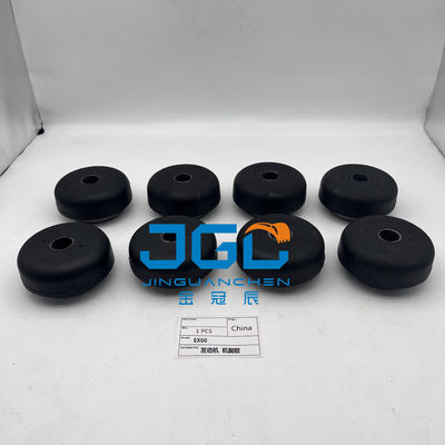 Accesorios de buena calidad para el montaje del motor de la excavadora Ex60 Colchón negro del motor