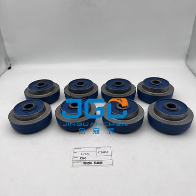 Accesorios de buena calidad para el montaje del motor de la excavadora Ex60 Colchón negro del motor