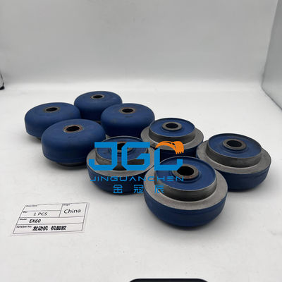 Accesorios de buena calidad para el montaje del motor de la excavadora Ex60 Colchón negro del motor