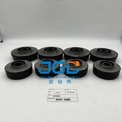Accesorios de buena calidad para el montaje del motor de la excavadora Ex300 Colchón negro del motor