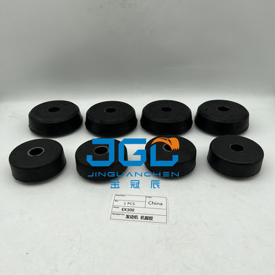 Accesorios de buena calidad para el montaje del motor de la excavadora Ex300 Colchón negro del motor