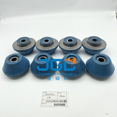 Instalación de motores de alta calidad Sistemas de motores piezas de montaje almohadón de caucho para parachoques para PC120-6 4D120 PC138US Excavato