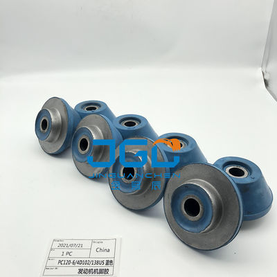 Instalación de motores de alta calidad Sistemas de motores piezas de montaje almohadón de caucho para parachoques para PC120-6 4D120 PC138US Excavato