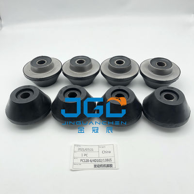 Instalación del motor Sistemas del motor Partes Instalación de almohadón de caucho Parche de pies Para PC120-6 4D120 PC138US Excavato