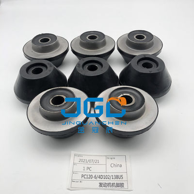 Instalación del motor Sistemas del motor Partes Instalación de almohadón de caucho Parche de pies Para PC120-6 4D120 PC138US Excavato