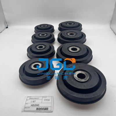Sistemas de motor Partes de montaje de almohadillas de caucho para excavadoras HD2045